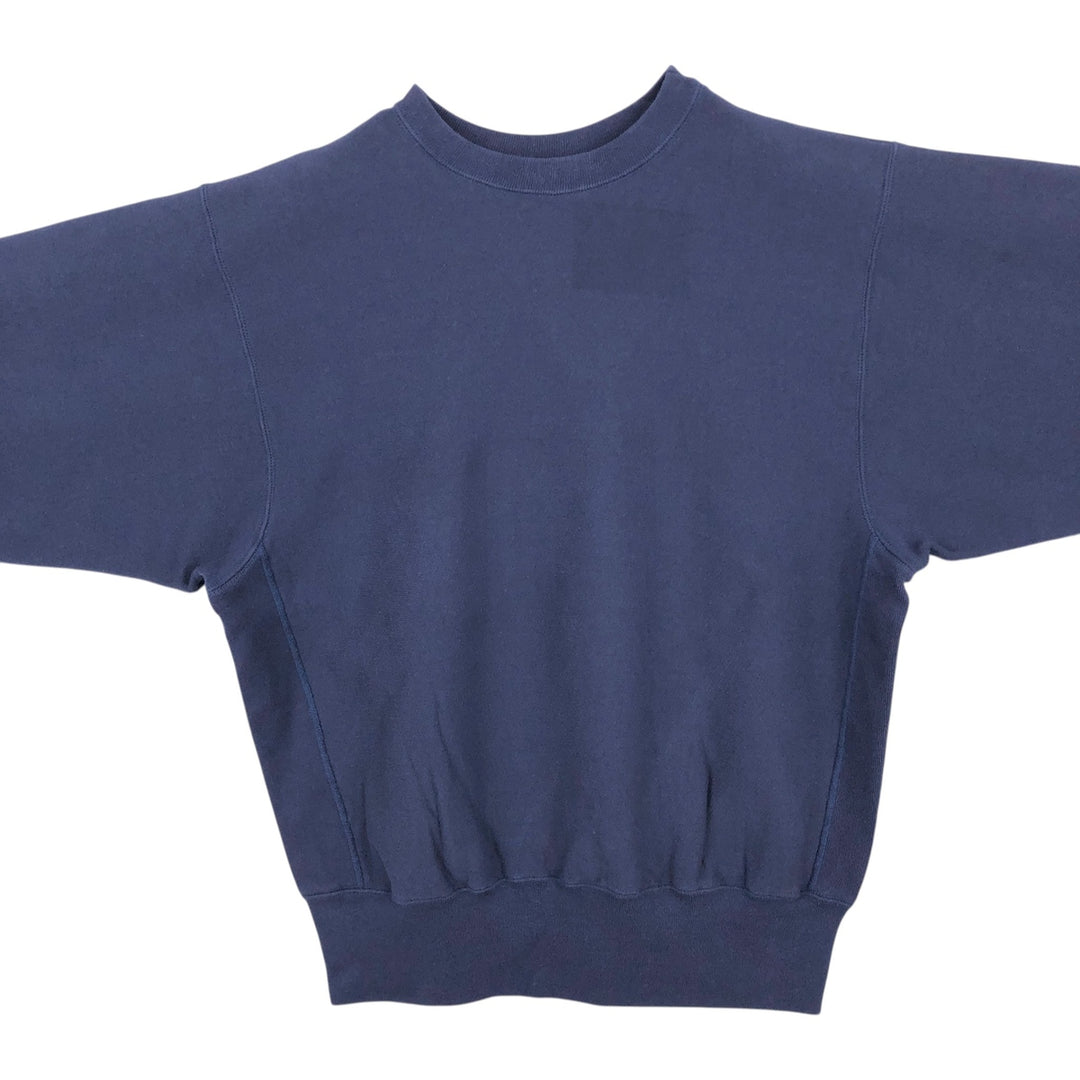90'S CAMBER Plain Blank Sweatshirt, Made in USA, Men's Size L (Equivalent), Vintage cotton navy blue type Vintage Second Hand