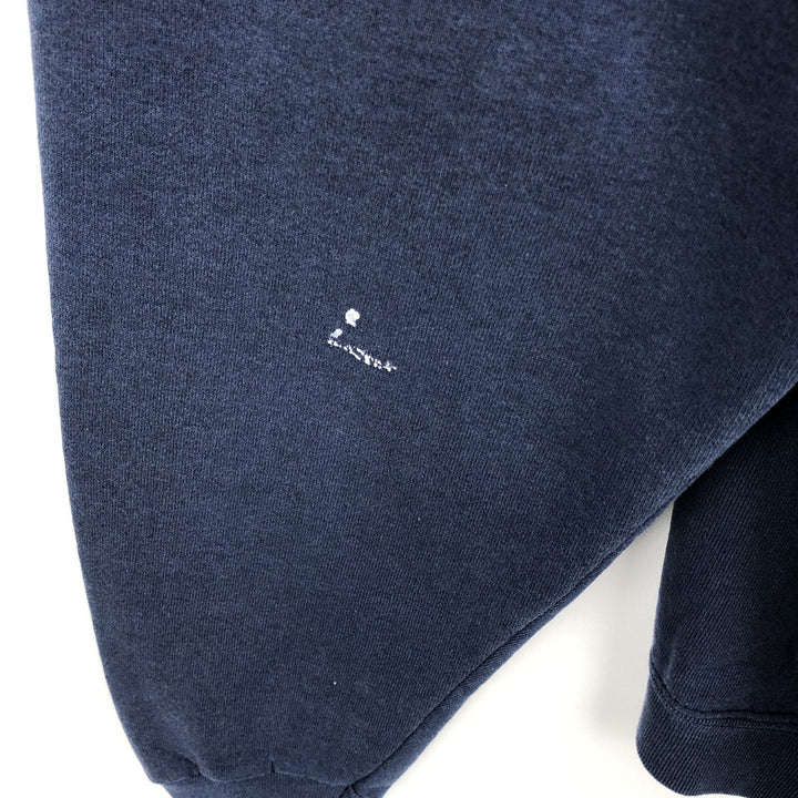 90'S BVD plain blank sweatshirt, sweatshirt, made in USA, men's XL size, vintage cotton blue type Vintage Second Hand