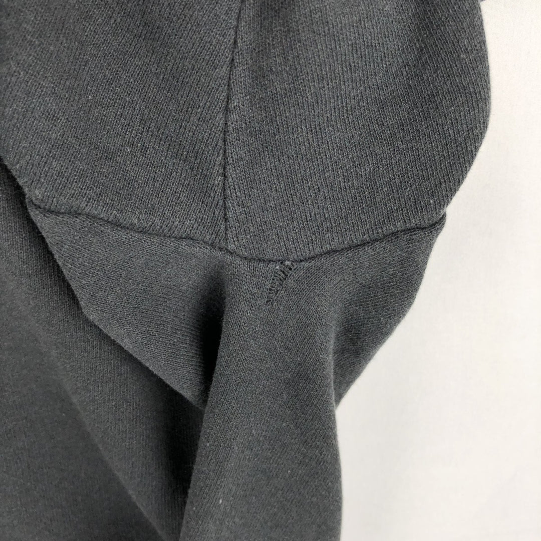 80s-90'S Jerzees Plain Blank Sweatshirt Trainer Made in USA Men's Size L Vintage cotton black type Vintage Second Hand