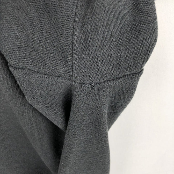 80s-90'S Jerzees Plain Blank Sweatshirt Trainer Made in USA Men's Size L Vintage cotton black type Vintage Second Hand