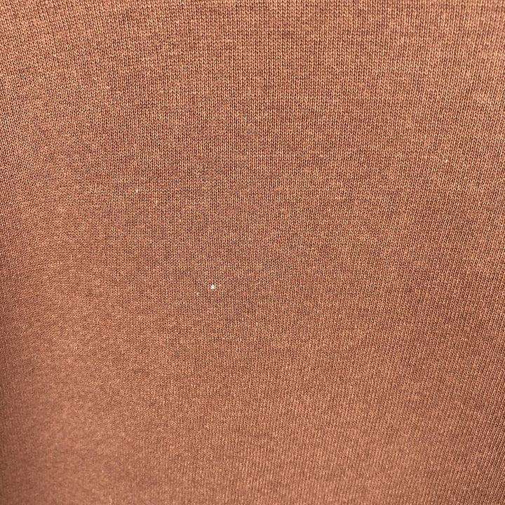 Vintage 80s-90'S Jerzees plain blank sweatshirt, made in the USA, men's size XXL cotton brown type Vintage Second Hand