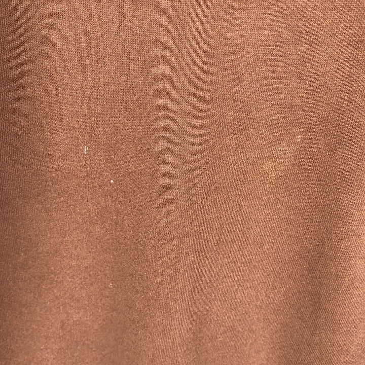 Vintage 80s-90'S Jerzees plain blank sweatshirt, made in the USA, men's size XXL cotton brown type Vintage Second Hand