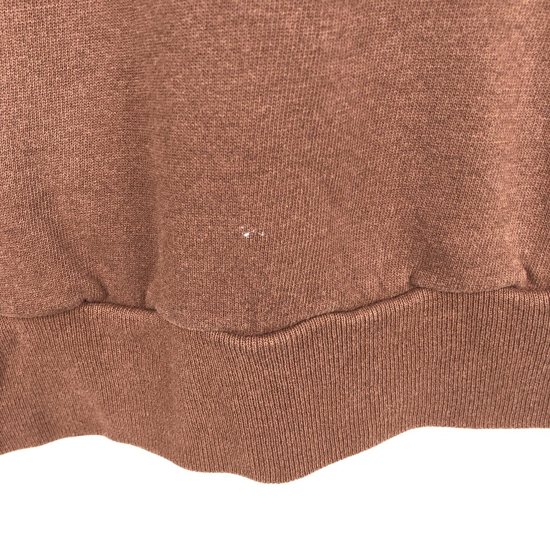 Vintage 80s-90'S Jerzees plain blank sweatshirt, made in the USA, men's size XXL cotton brown type Vintage Second Hand