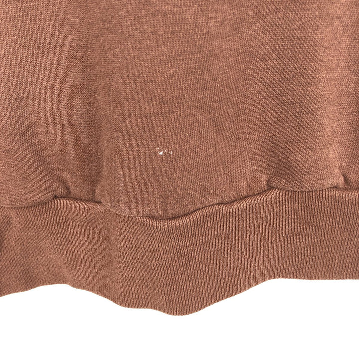 Vintage 80s-90'S Jerzees plain blank sweatshirt, made in the USA, men's size XXL cotton brown type Vintage Second Hand