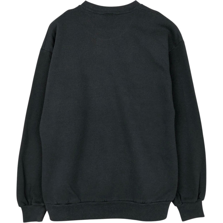 90'S Jerzees Plain Blank Sweatshirt Trainer Made in USA Men's Size L Vintage cotton black type Vintage Second Hand