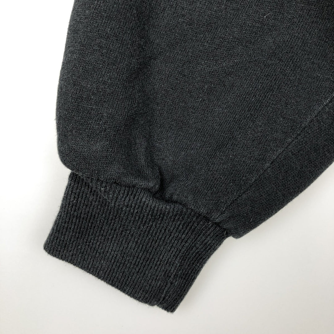 90'S Jerzees Plain Blank Sweatshirt Trainer Made in USA Men's Size L Vintage cotton black type Vintage Second Hand