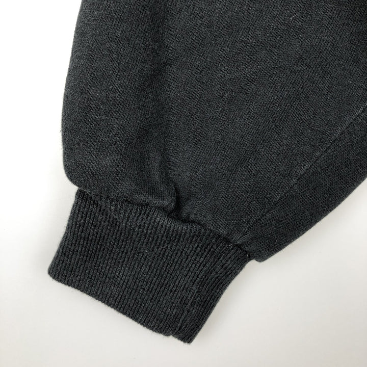 90'S Jerzees Plain Blank Sweatshirt Trainer Made in USA Men's Size L Vintage cotton black type Vintage Second Hand