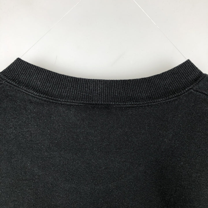 90'S Jerzees Plain Blank Sweatshirt Trainer Made in USA Men's Size L Vintage cotton black type Vintage Second Hand