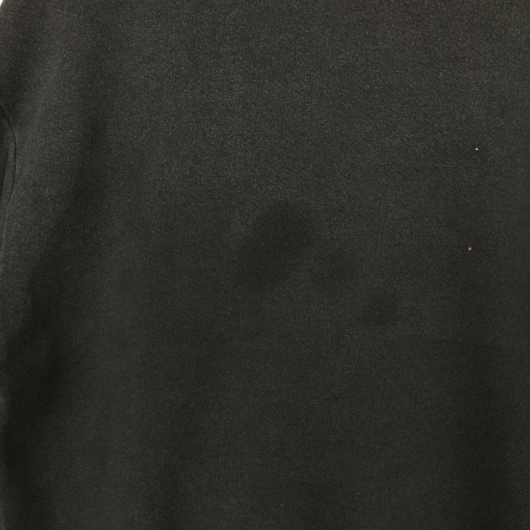 90'S Jerzees Plain Blank Sweatshirt Trainer Made in USA Men's Size L Vintage cotton black type Vintage Second Hand