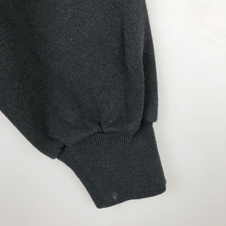 90'S Jerzees Plain Blank Sweatshirt Trainer Made in USA Men's Size L Vintage cotton black type Vintage Second Hand