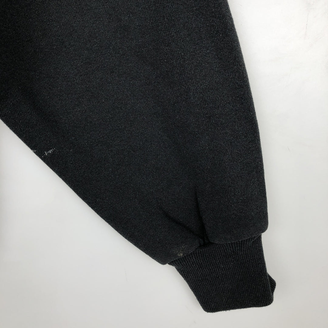 90'S Jerzees Plain Blank Sweatshirt Trainer Made in USA Men's Size L Vintage cotton black type Vintage Second Hand