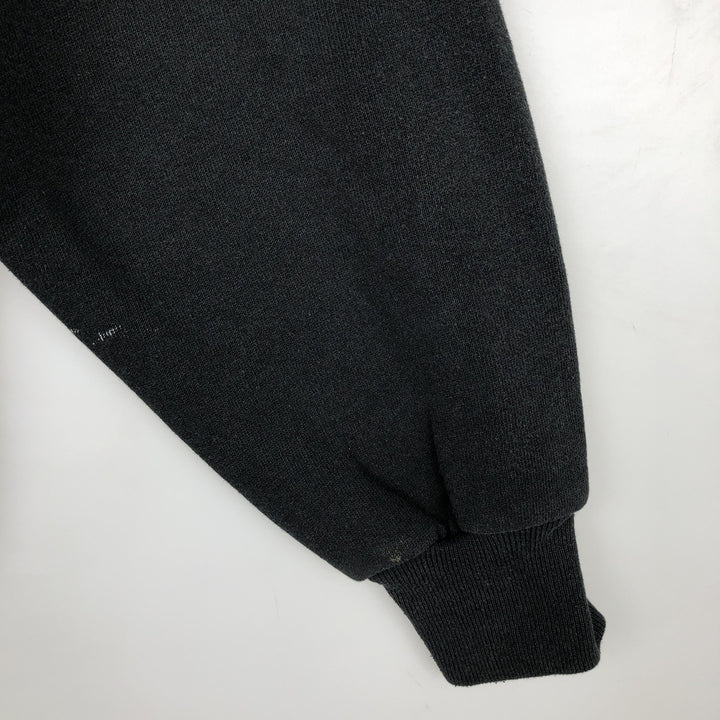 90'S Jerzees Plain Blank Sweatshirt Trainer Made in USA Men's Size L Vintage cotton black type Vintage Second Hand