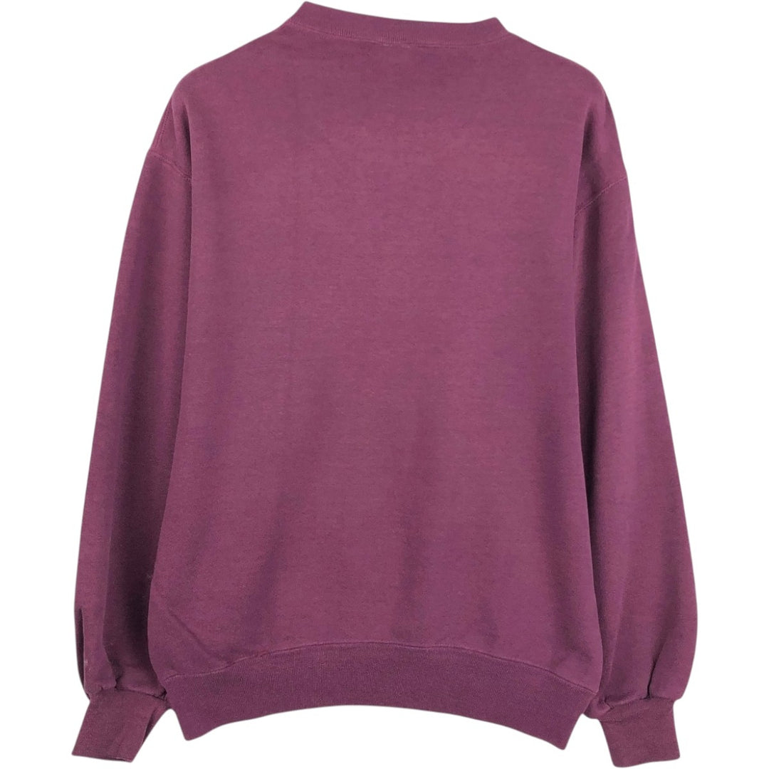 90'S Russell plain blank sweatshirt, sweatshirt, made in USA, men's size M, vintage cotton purple type Vintage Second Hand