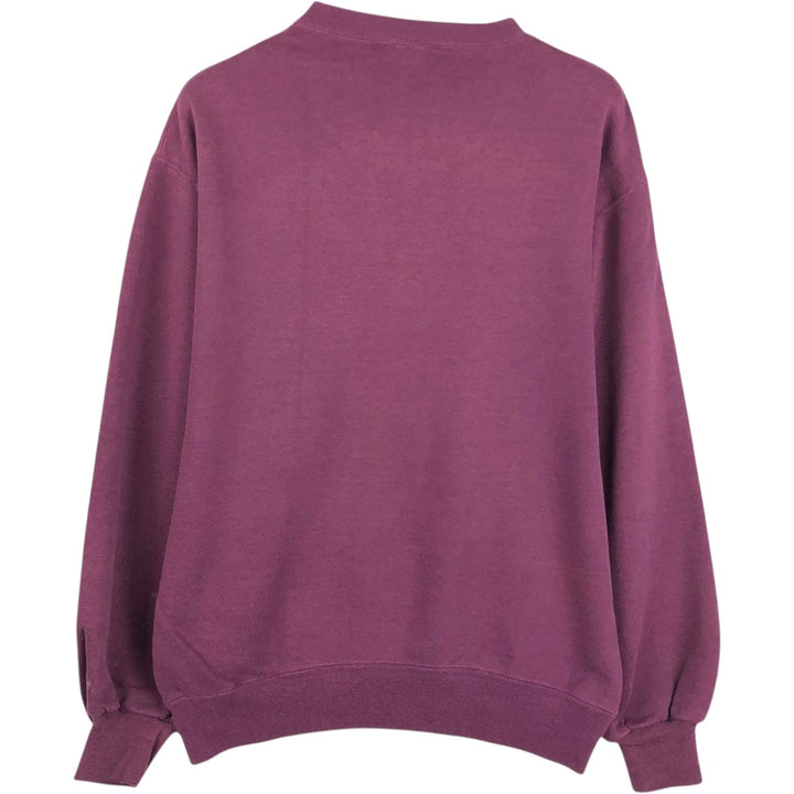 90'S Russell plain blank sweatshirt, sweatshirt, made in USA, men's size M, vintage cotton purple type Vintage Second Hand