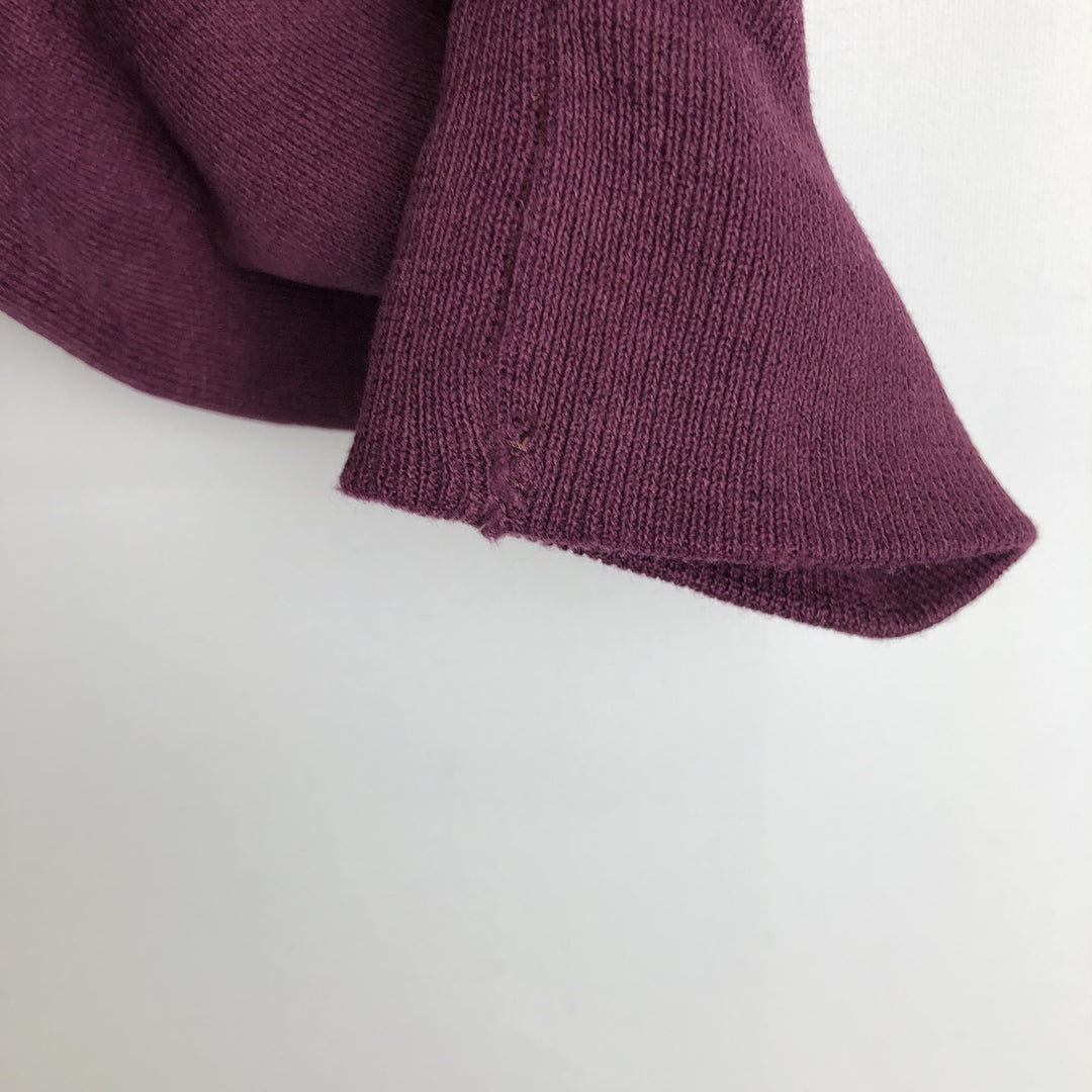 90'S Russell plain blank sweatshirt, sweatshirt, made in USA, men's size M, vintage cotton purple type Vintage Second Hand