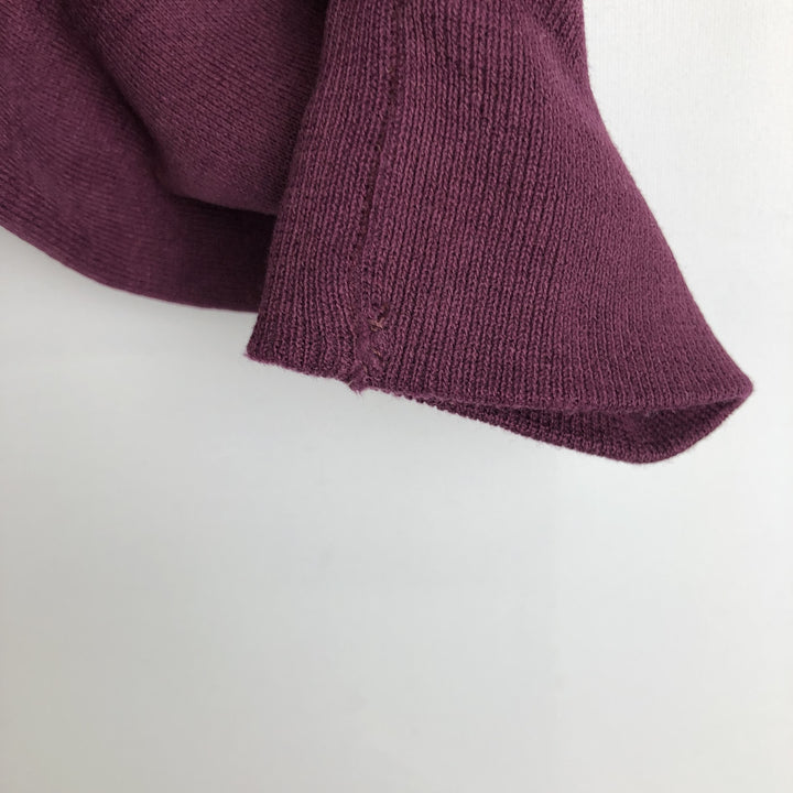 90'S Russell plain blank sweatshirt, sweatshirt, made in USA, men's size M, vintage cotton purple type Vintage Second Hand