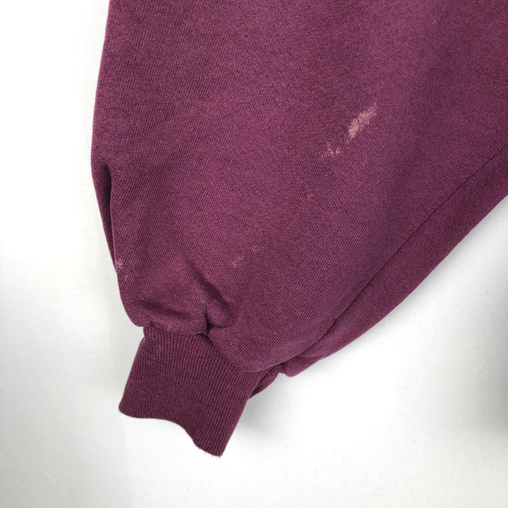 90'S Russell plain blank sweatshirt, sweatshirt, made in USA, men's size M, vintage cotton purple type Vintage Second Hand