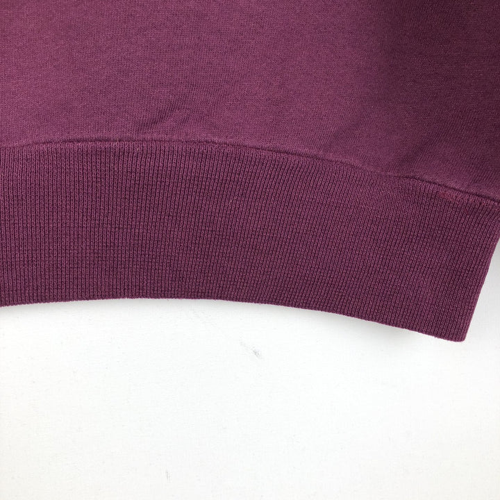 90'S Russell plain blank sweatshirt, sweatshirt, made in USA, men's size M, vintage cotton purple type Vintage Second Hand