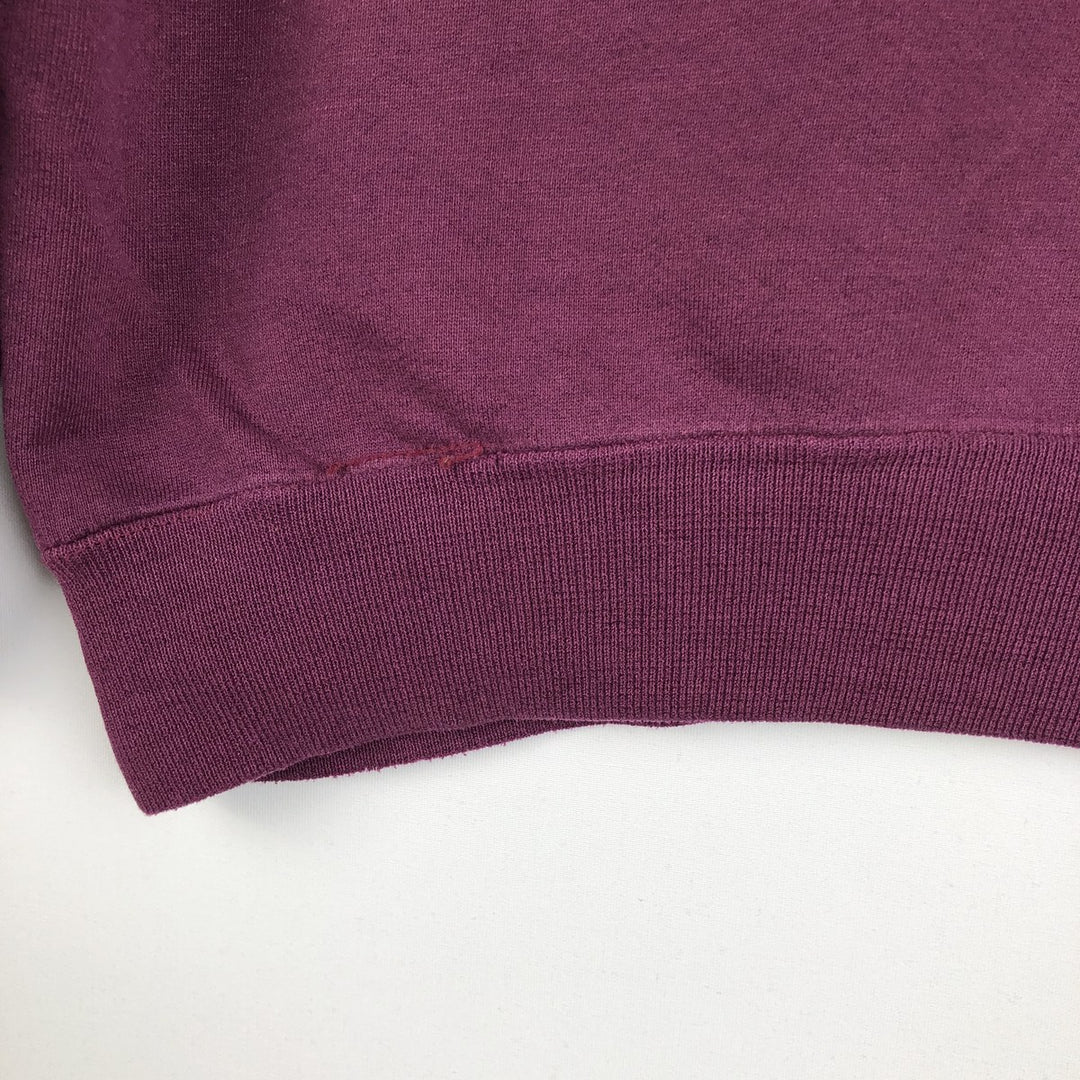 90'S Russell plain blank sweatshirt, sweatshirt, made in USA, men's size M, vintage cotton purple type Vintage Second Hand