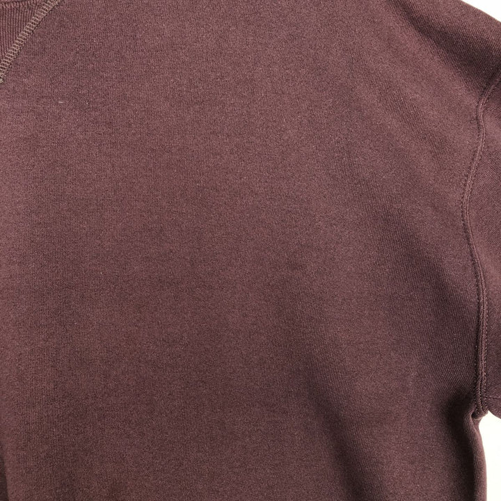 90'S Russell plain blank sweatshirt, sweatshirt, men's XXL size, vintage cotton red type reddish brown Vintage Second Hand