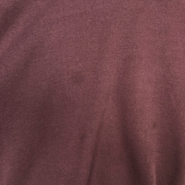 90'S Russell plain blank sweatshirt, sweatshirt, men's XXL size, vintage cotton red type reddish brown Vintage Second Hand