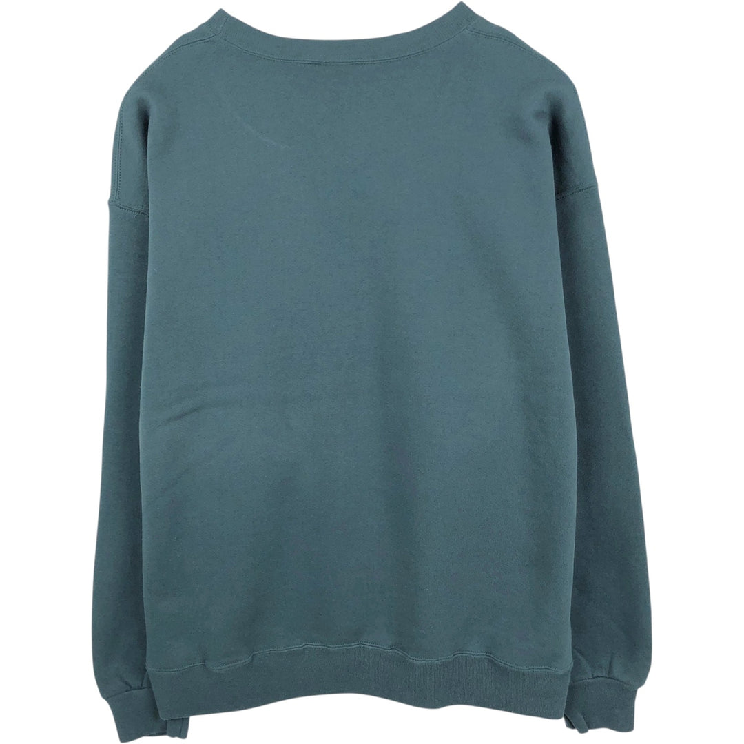 90'S Russell Athletic Plain Blank Sweatshirt, Men's Size XL (Equivalent), Vintage cotton Charcoal Vintage Second Hand