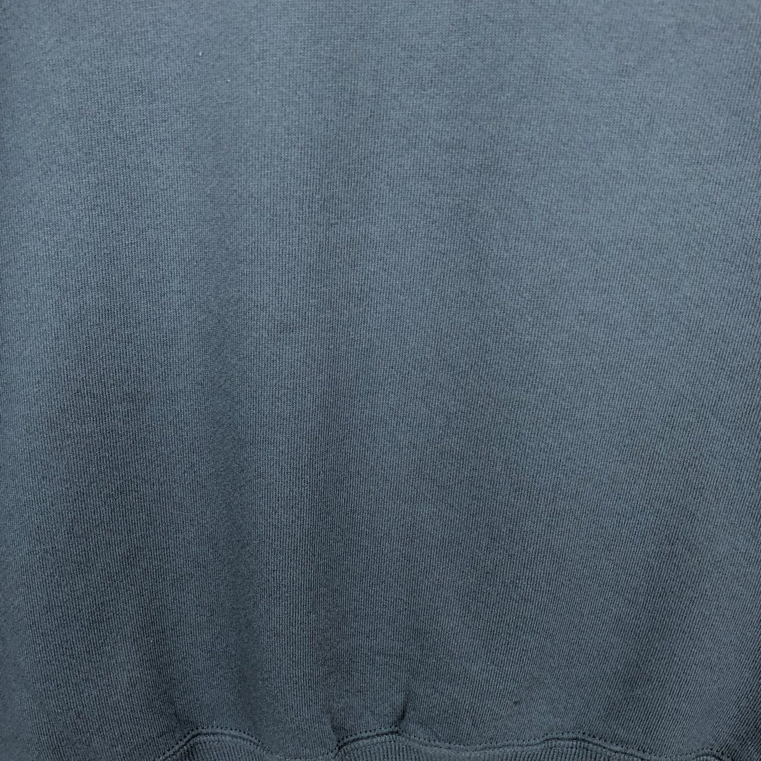 90'S Russell Athletic Plain Blank Sweatshirt, Men's Size XL (Equivalent), Vintage cotton Charcoal Vintage Second Hand