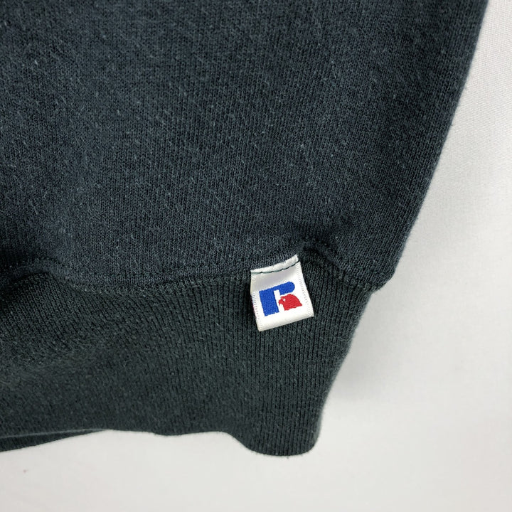 90'S Russell plain blank sweatshirt, sweatshirt, men's size L, vintage cotton Charcoal Vintage Second Hand