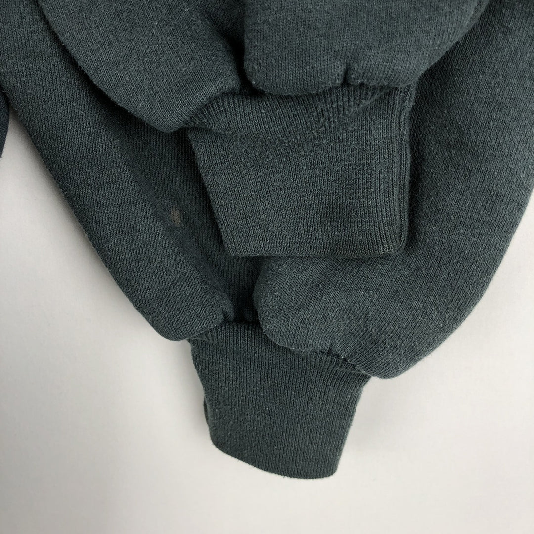 90'S Russell plain blank sweatshirt, sweatshirt, men's size L, vintage cotton Charcoal Vintage Second Hand