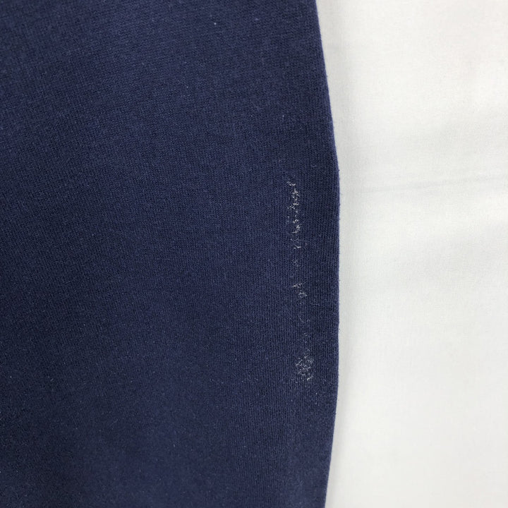 90'S Russell Athletic Plain Blank Sweatshirt, Men's Size XL (Equivalent), Vintage cotton navy blue type Vintage Second Hand