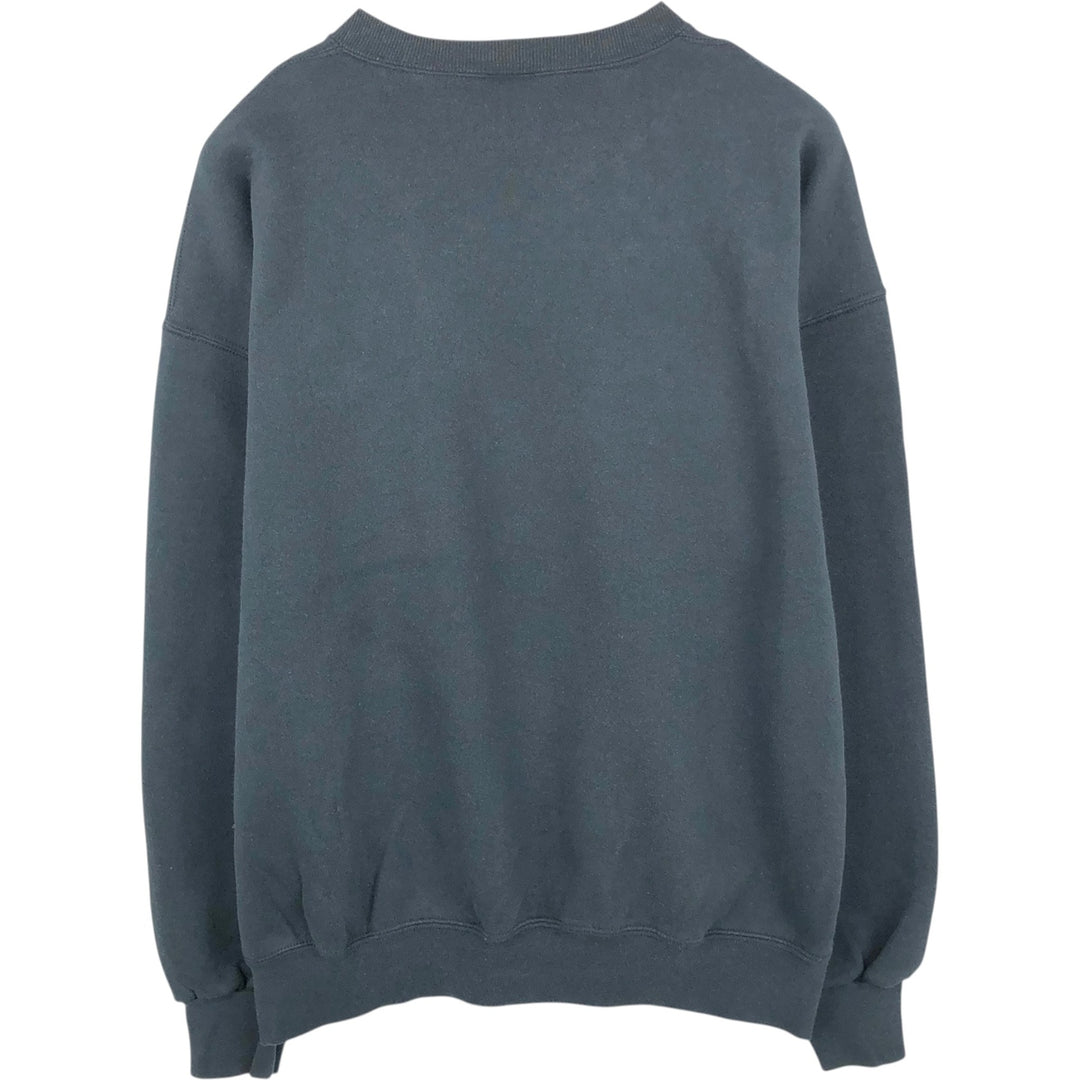 Vintage 90'S Russell ATHLETIC blank sweatshirt, made in the USA, men's size XXL. cotton black type Vintage Second Hand
