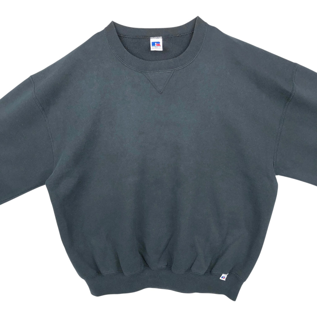 Vintage 90'S Russell ATHLETIC blank sweatshirt, made in the USA, men's size XXL. cotton black type Vintage Second Hand