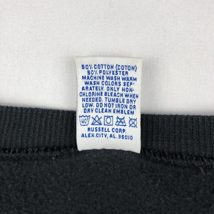 Vintage 90'S Russell ATHLETIC blank sweatshirt, made in the USA, men's size XXL. cotton black type Vintage Second Hand
