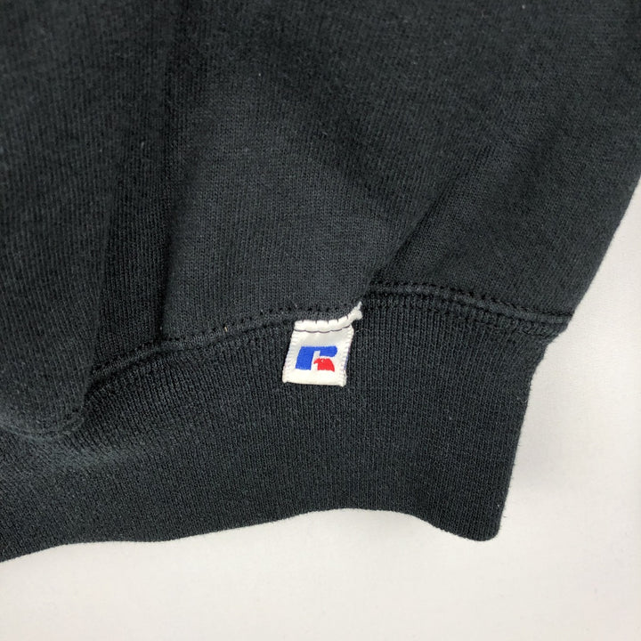 Vintage 90'S Russell ATHLETIC blank sweatshirt, made in the USA, men's size XXL. cotton black type Vintage Second Hand