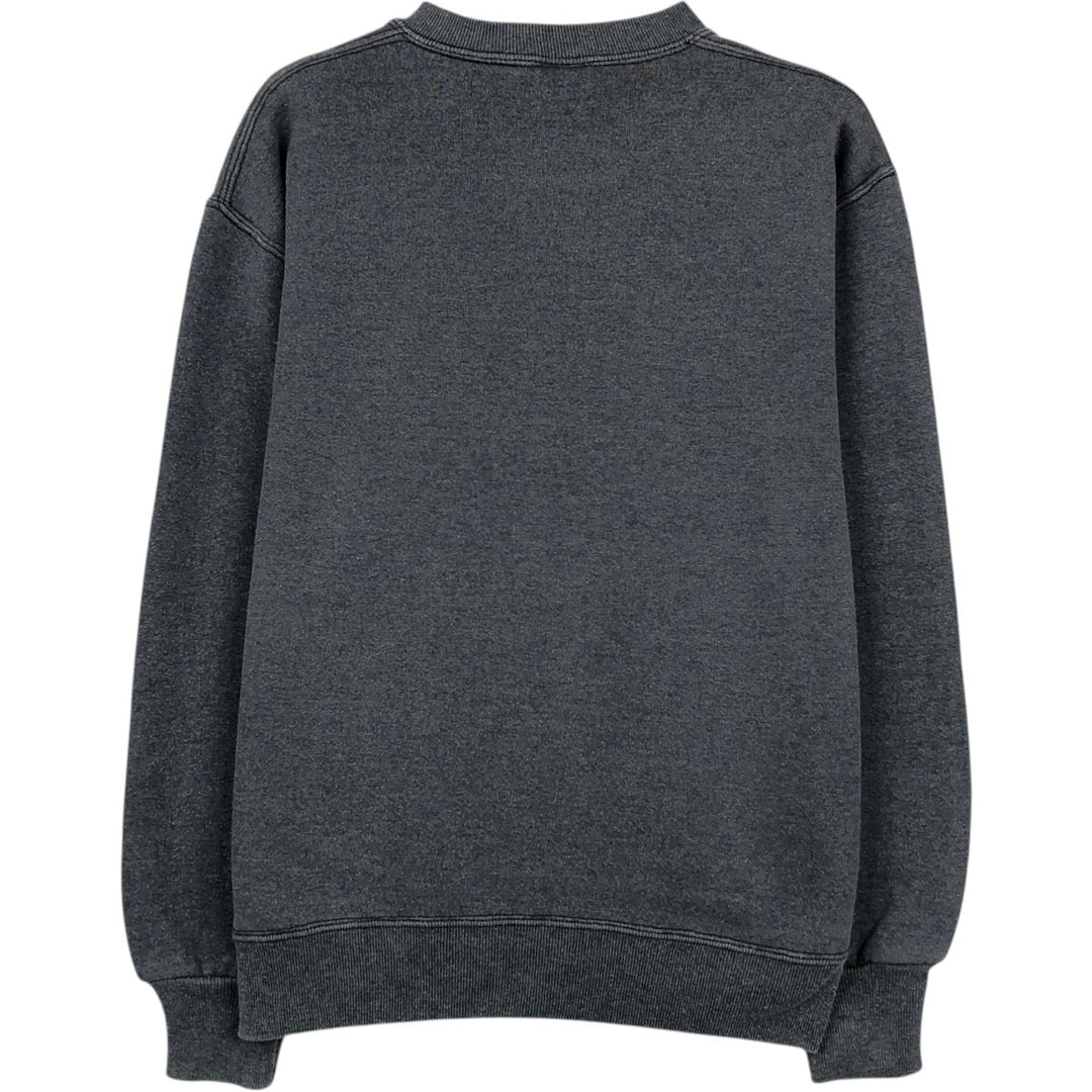 90'S Russell plain blank sweatshirt, sweatshirt, made in USA, men's size M, vintage cotton Charcoal Vintage Second Hand