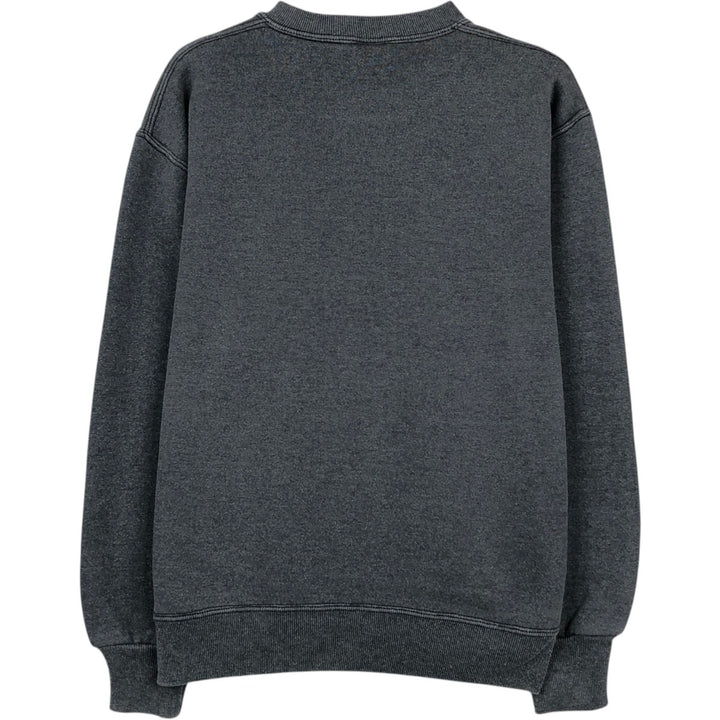 90'S Russell plain blank sweatshirt, sweatshirt, made in USA, men's size M, vintage cotton Charcoal Vintage Second Hand