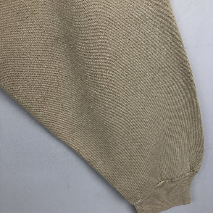 90'S Russell plain blank sweatshirt, sweatshirt, men's XXL size, vintage cotton unbleached Vintage Second Hand
