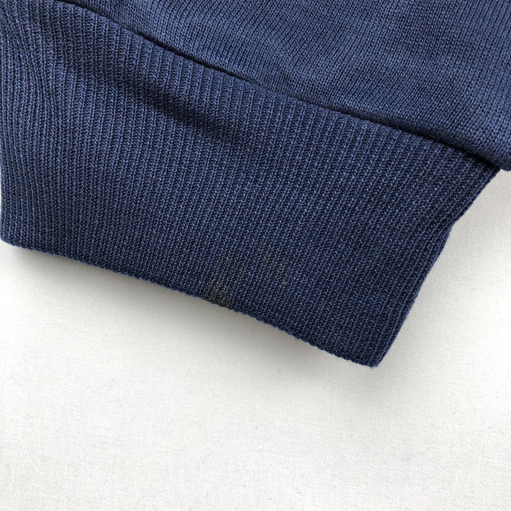 90'S Russell plain blank sweatshirt, sweatshirt, men's size L, vintage cotton navy blue type Vintage Second Hand