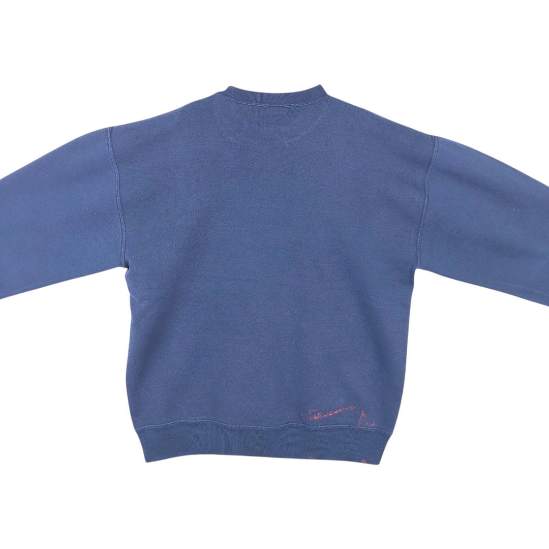 90'S Russell plain blank sweatshirt, sweatshirt, made in USA, men's size L, vintage cotton navy blue type Vintage Second Hand