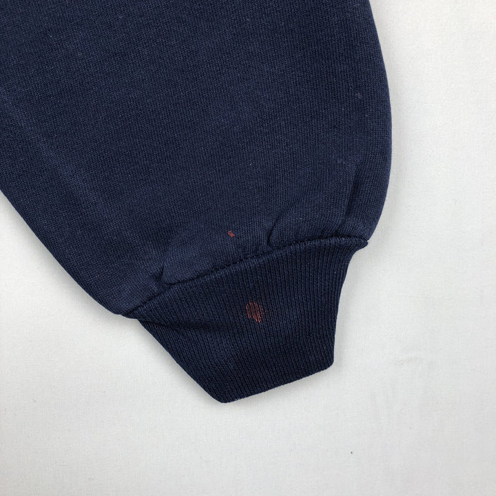 90'S Russell plain blank sweatshirt, sweatshirt, made in USA, men's size L, vintage cotton navy blue type Vintage Second Hand