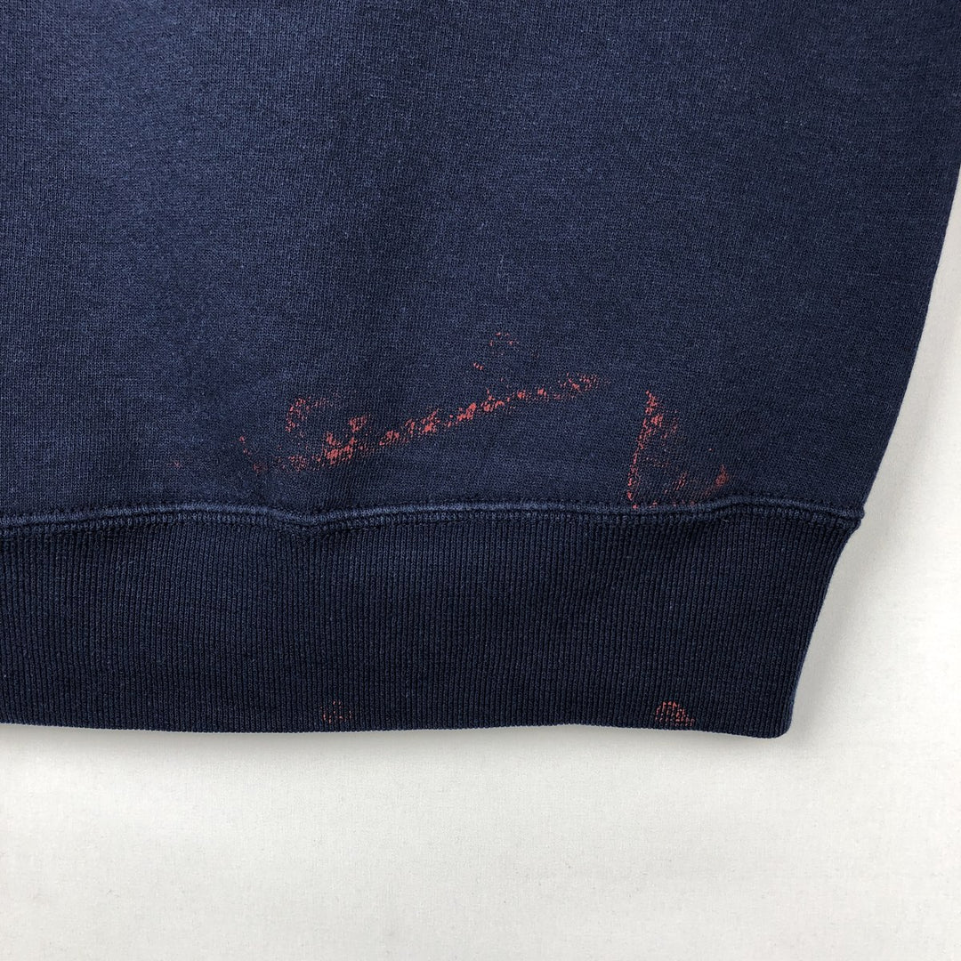 90'S Russell plain blank sweatshirt, sweatshirt, made in USA, men's size L, vintage cotton navy blue type Vintage Second Hand