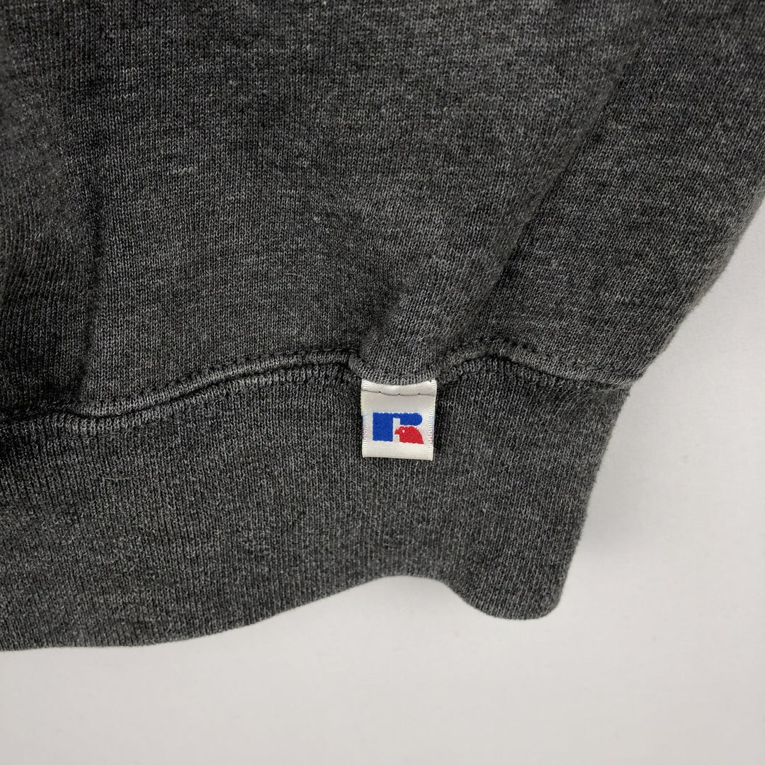 90'S Russell Athletic Plain Blank Sweatshirt, Men's XXL equivalent, Vintage cotton Charcoal Vintage Second Hand