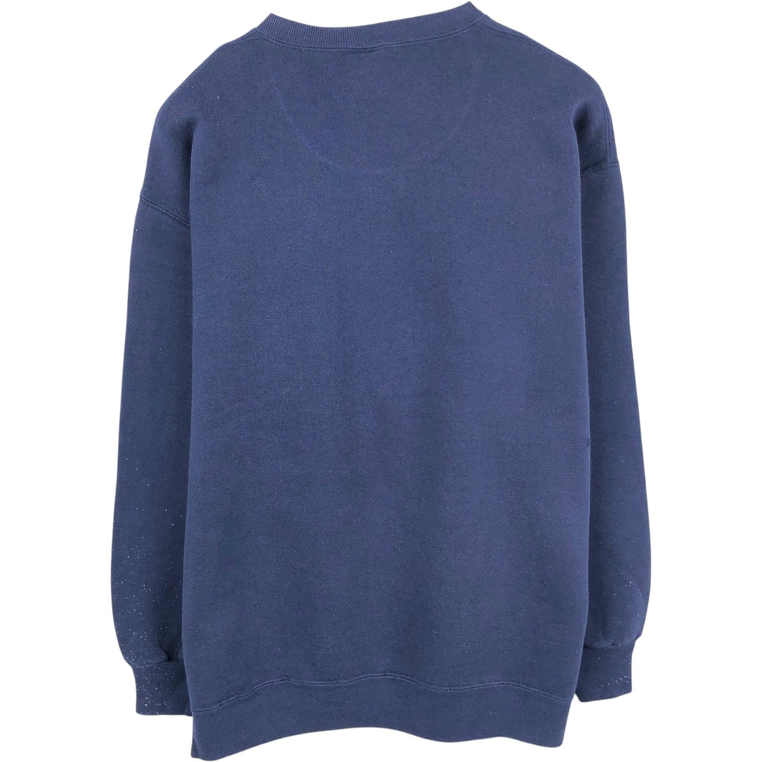 90'S Russell plain blank sweatshirt, sweatshirt, made in USA, men's XXL, vintage cotton navy blue type Vintage Second Hand