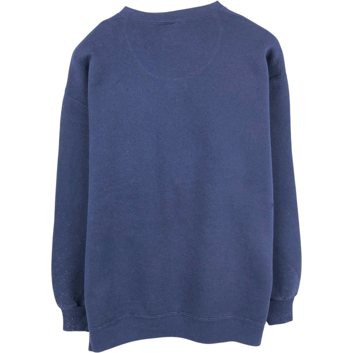 90'S Russell plain blank sweatshirt, sweatshirt, made in USA, men's XXL, vintage cotton navy blue type Vintage Second Hand