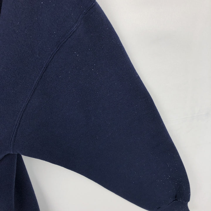 90'S Russell plain blank sweatshirt, sweatshirt, made in USA, men's XXL, vintage cotton navy blue type Vintage Second Hand