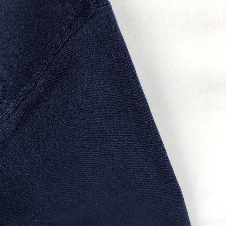 90'S Russell plain blank sweatshirt, sweatshirt, made in USA, men's XXL, vintage cotton navy blue type Vintage Second Hand