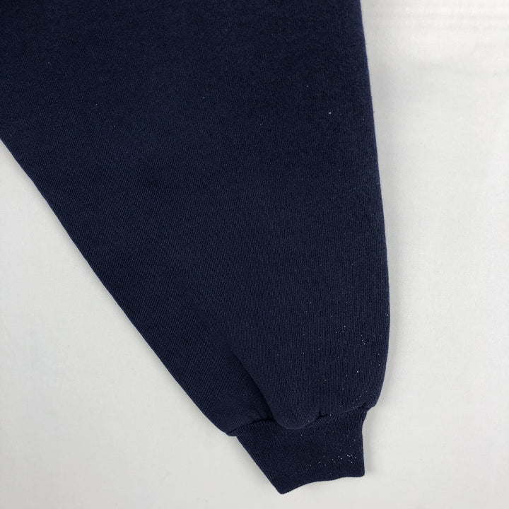 90'S Russell plain blank sweatshirt, sweatshirt, made in USA, men's XXL, vintage cotton navy blue type Vintage Second Hand