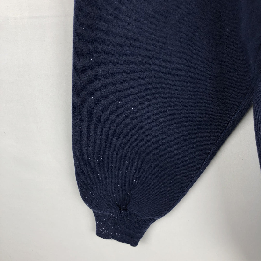 90'S Russell plain blank sweatshirt, sweatshirt, made in USA, men's XXL, vintage cotton navy blue type Vintage Second Hand