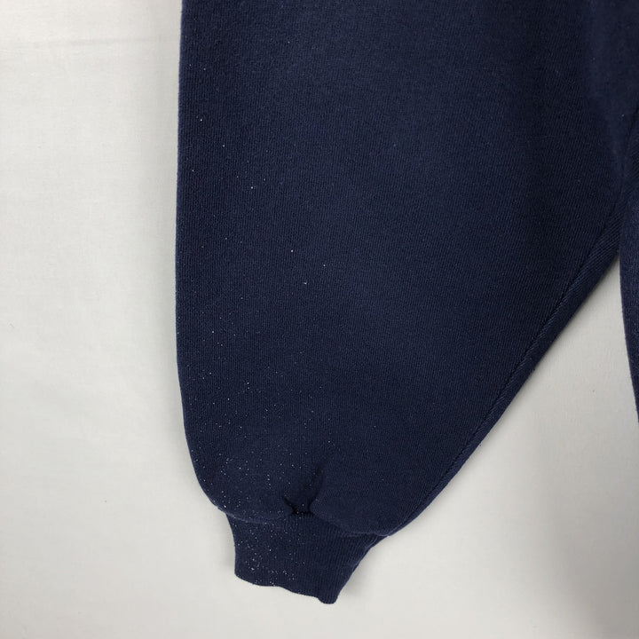 90'S Russell plain blank sweatshirt, sweatshirt, made in USA, men's XXL, vintage cotton navy blue type Vintage Second Hand
