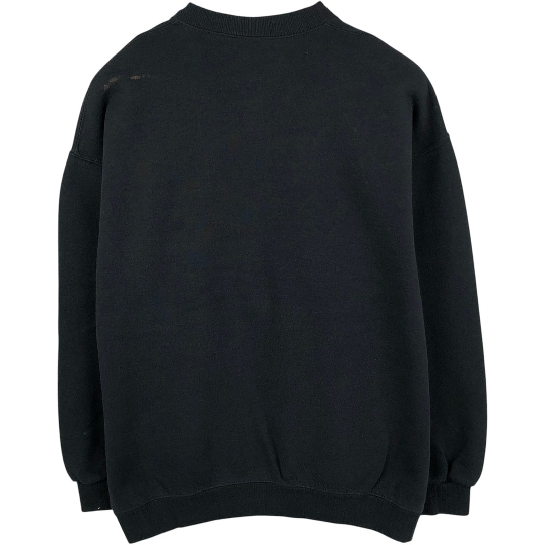 Vintage 90'S Russell ATHLETIC blank sweatshirt, made in the USA, size L, men's cotton black type Vintage Second Hand